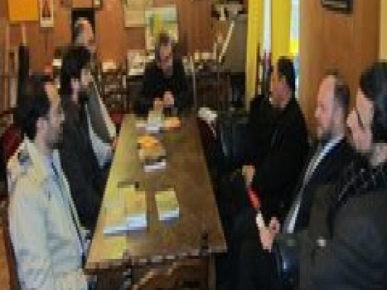 دیدار محمد رضا بایرامی با رییس اتحادیه نویسندگان روسیه