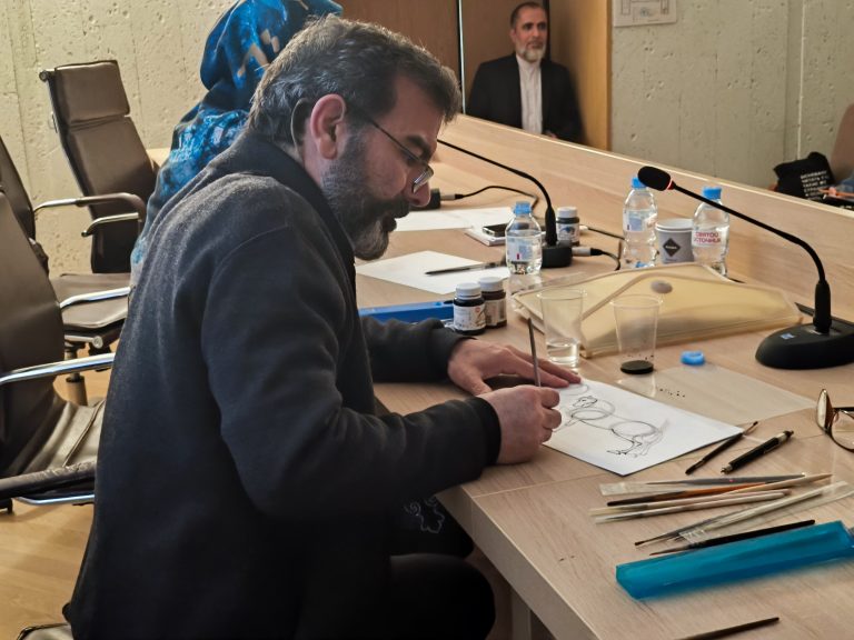 The Program of Events on Persian Miniature with Hosein Esmati Held at the Institute of Oriental Studies